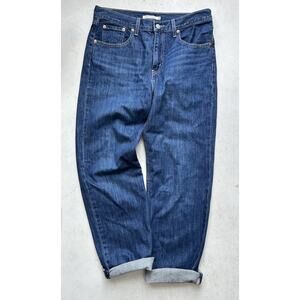 Levi's Women's Low Pro Straight Leg Mid Rise Zip Fly Jeans Denim Size 30 Blue